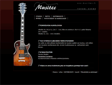 Tablet Screenshot of musitec.fi